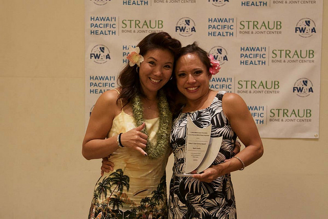 Special State Awardee Karin Carido with Louise Inafuku